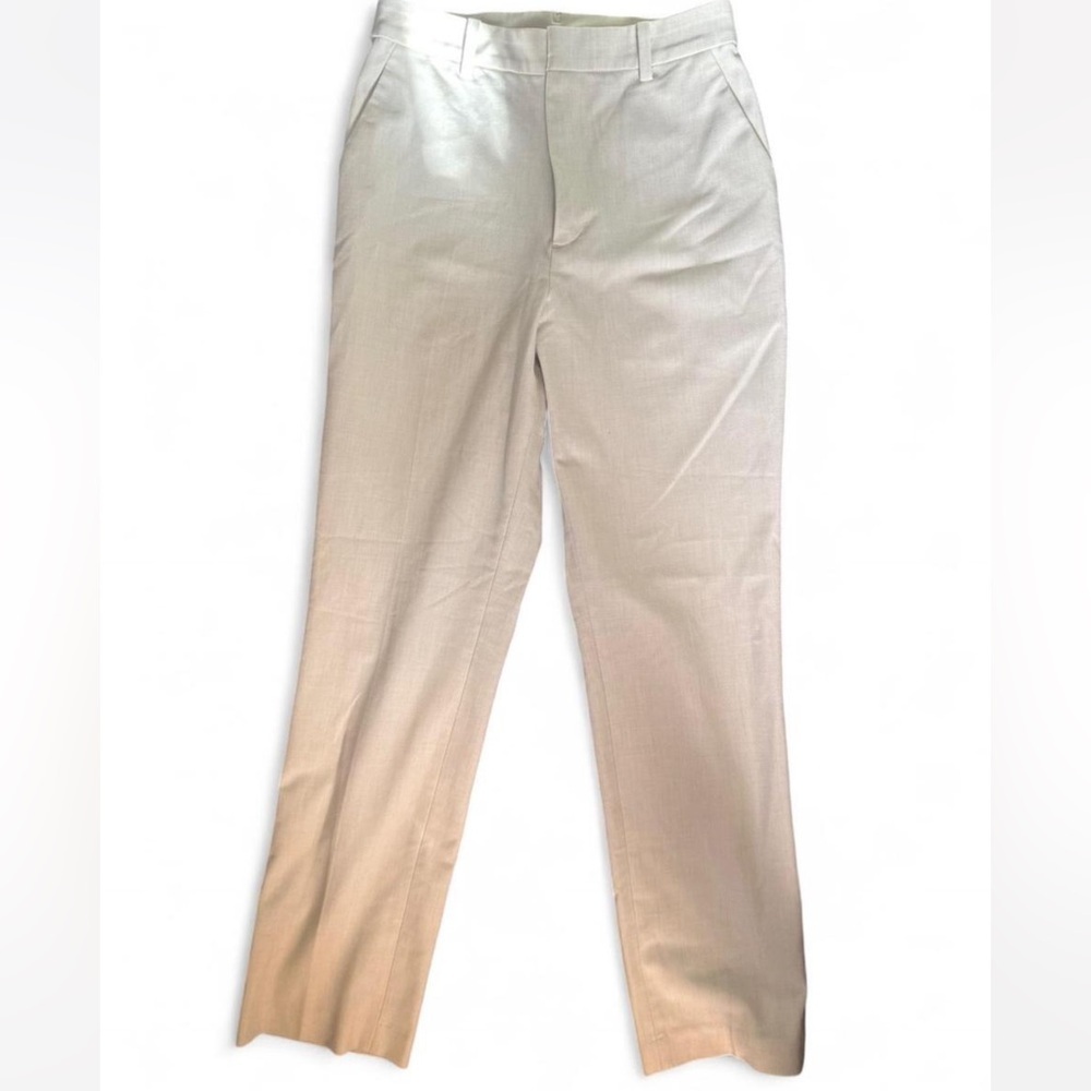 Uniqlo Women’s Cream Slacks Pants size XS 24-25 waist
